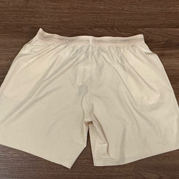 Nike x MMW 2-in-1 Matthew M. Williams Vanilla Cream Microfiber Shorts - Picture 5 of 11